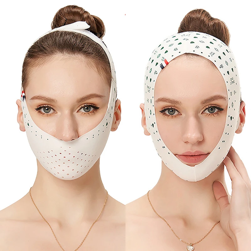 1PCS 데일리/나이트 사용 V 페이스 슬리밍 벨트 페이셜 뺨 붕대 펌 리프팅 밴드 안티 링클 스트랩