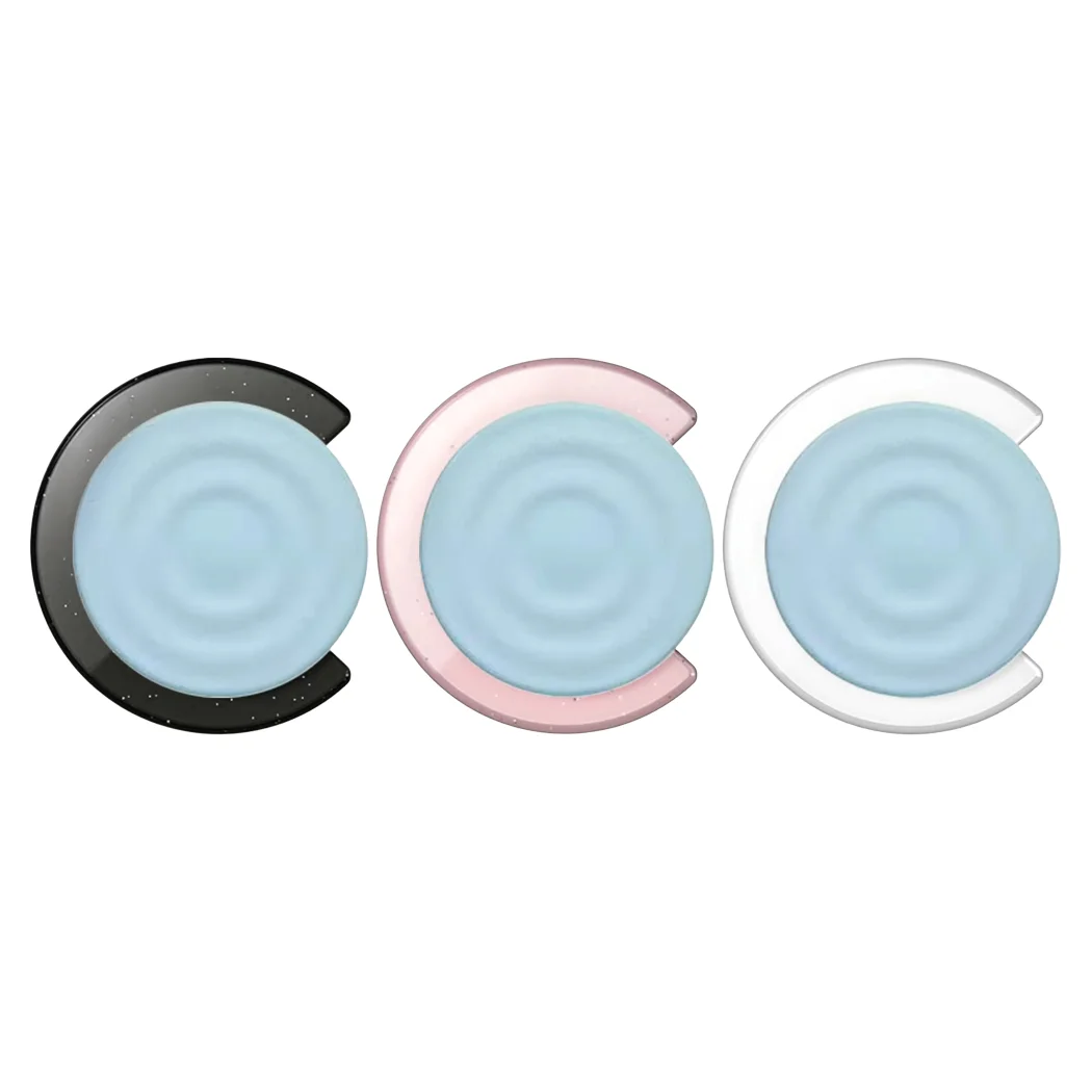 

Sky Blue Ripple Magnetic Folding Phone Grip Stand Card Holder for IPhone 12 13 14 15 16 17 Pro Max Mount Support for S25U