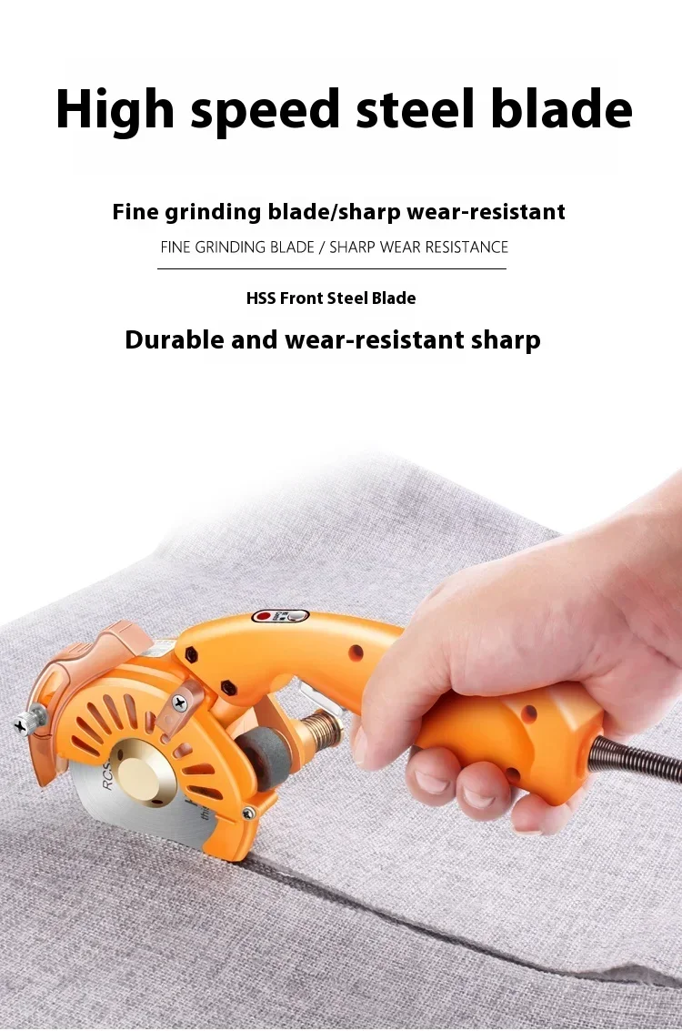 Industrielle Elektrische Schere Handheld Runde Klinge 220V Schneiden Tuch Maschine Stille Servo Direkt Antrieb Elektrische Runde Messer – Detail 15