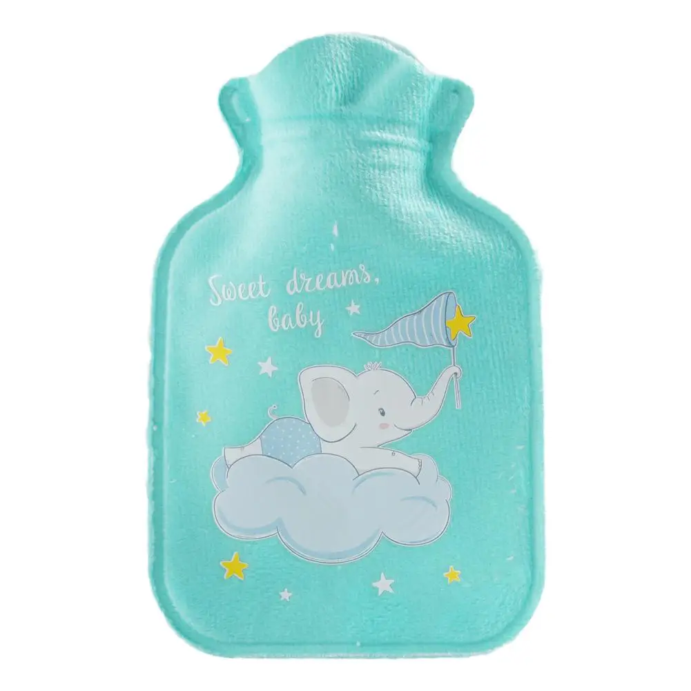 Cute Hand Warmer Hot Water Bag Heat Warm Cartoon Hot Water Coldproof Water Small Filling Soft Reusable Bottle Keeping J8P4