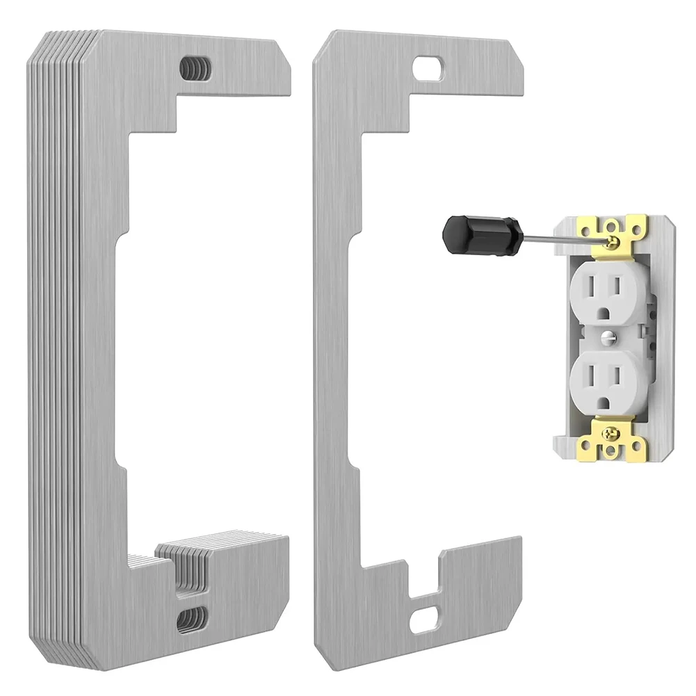 ‌10/20pcs Outlet Leveling Spacers Kit For Wall Plates - Wall Outlet Switch Adjustment Spacers For Home Renovation Projects