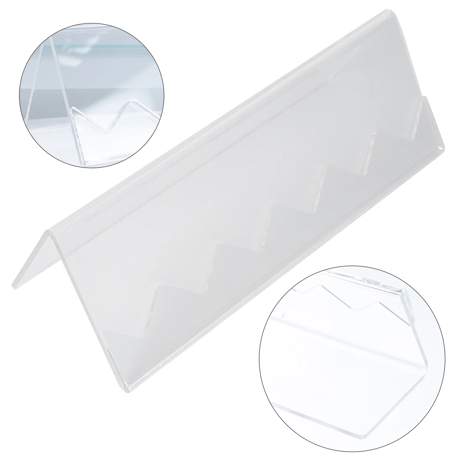 1Pcs Acryl Münze Rack Transparent Münze Ständer Display Halter für Münzen Desktop Lagerung