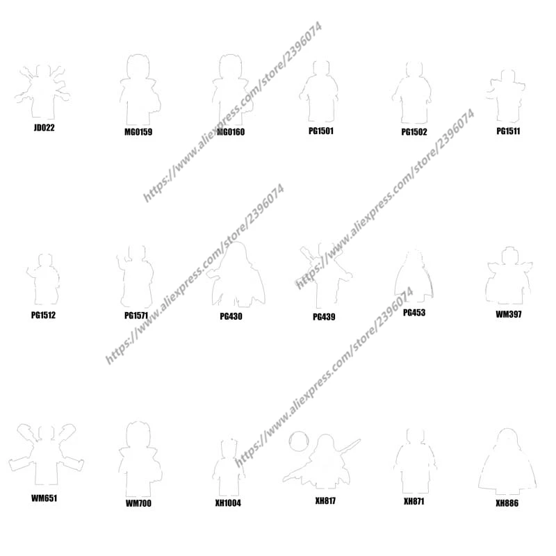 Figuras de acción de 1 piezas, juguetes de bloques de construcción JD022, MG0159, MG0160, PG430, PG439, PG453, PG1501, PG1502, PG1511, PG1512, PG1571 Series-048