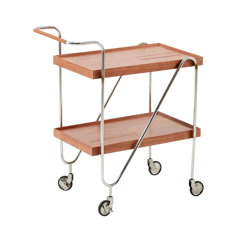 

YY Trolley Dining Car Storage Rack Movable Bauhaus Tea Table Sofa Side Table