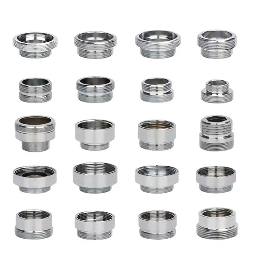 External Wire Female-Male Faucet Adapter Set Copper Connector Faucet water filter Bathroom Accessories Washer Plumbing fittings