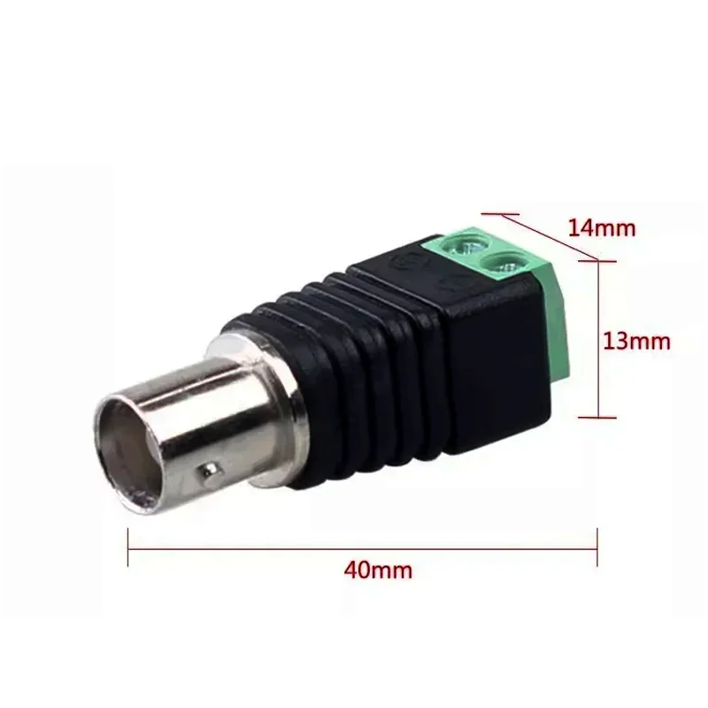 1PCS BNC Q9 Female Screw Connectors Socket Plug Connector Adapter Terminal Surveillance Camera UTP Audio Video CCTV