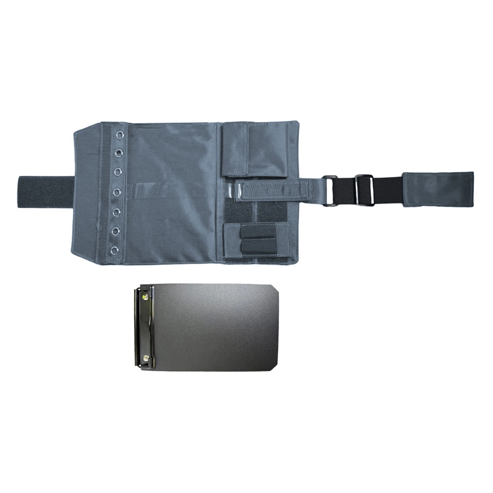 الطيار نيبورد المنظم وثيقة جيب المفكرة حامل القلم فتحة الملحقات مع حزام قابل للتعديل الطيران الساق حزام المجلس #5