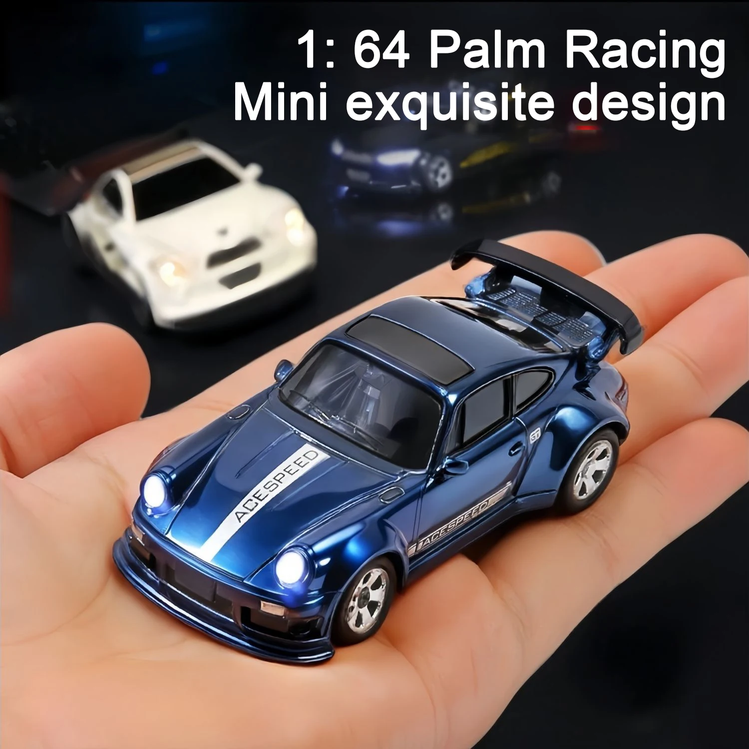 High Speed 2.4G 4WD RC Drift Car KF20 1:64 Full Proportion Mini Desktop Racing Car Stable Control Toy Gift for Kids Adults New