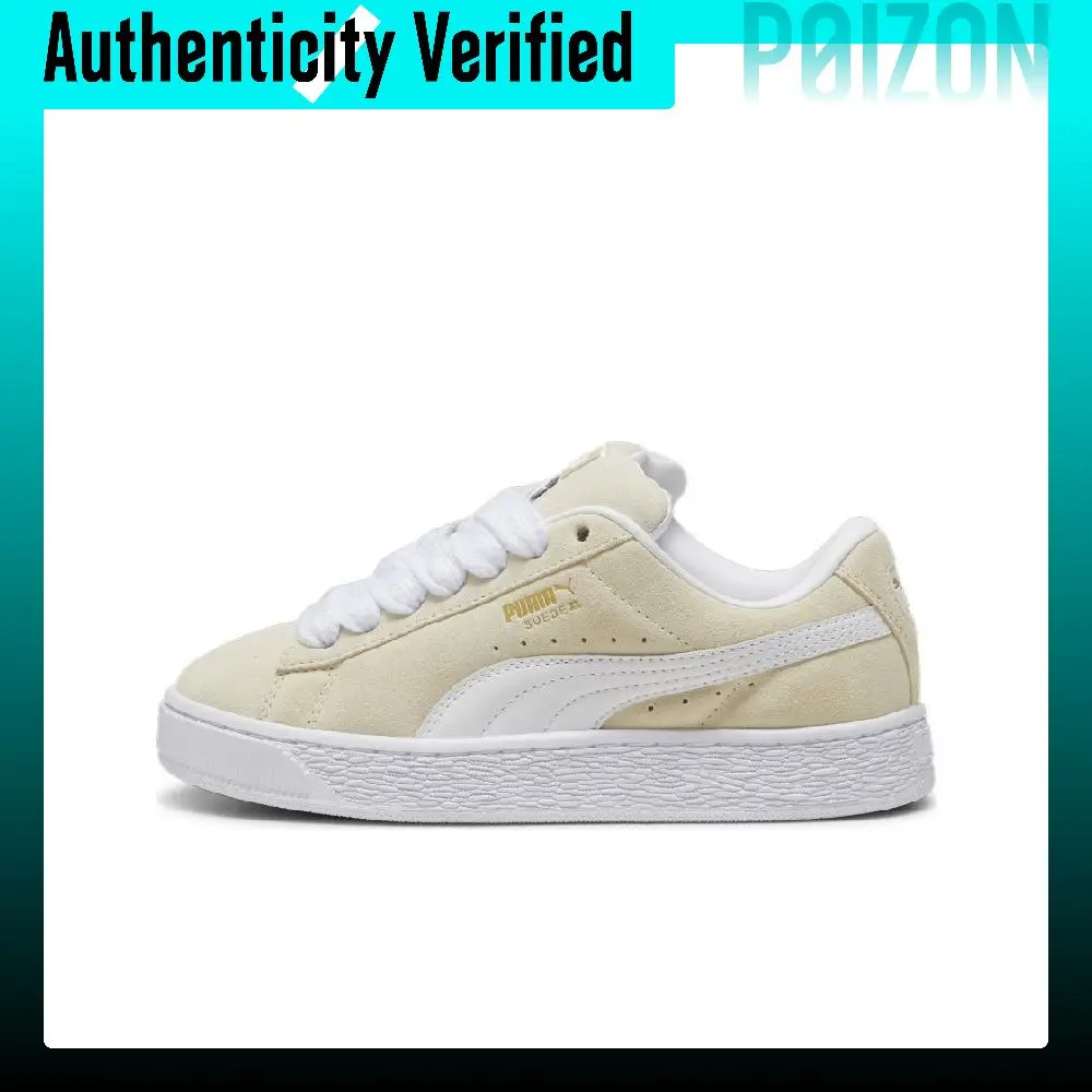 PUMA Suede Skate Shoes Unisex Low-top Khaki 395205-09