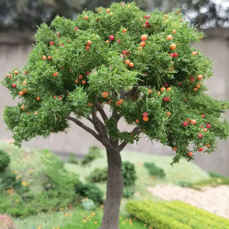 Alberi in filo artificiale 10 cm/15 cm Alberi realistici per modellismo fai da te/Layout del treno ferroviario/Accessori per interni/Decorazioni da giardino 1 pz