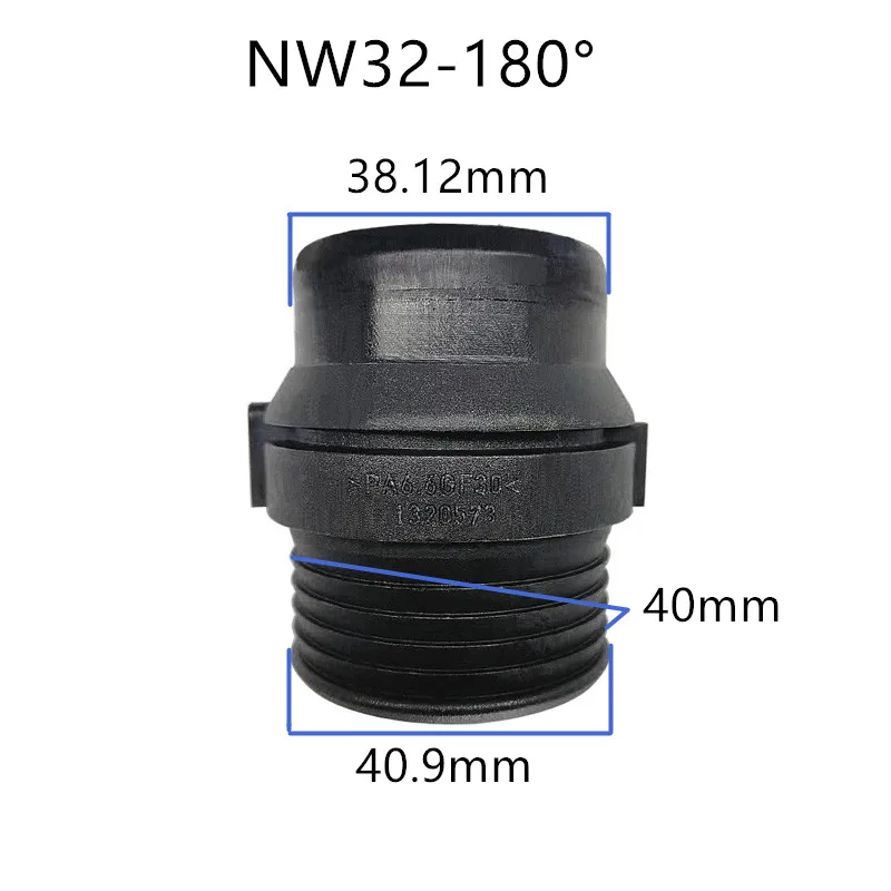 

NW32 male connector male end piece auto exhaust pipe quick connector 2pcs a lot