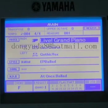 NOVÝ originální LCD displej pro YAMAHA PS-R-S500, S550, S650 mm, 6 mm, 8, DGX520, DGX-620, DGX630, DGX640, LCD displej, oprava, náhrada 8 nejlepší prodej LCD displej Yamaha PSR S500 - №7