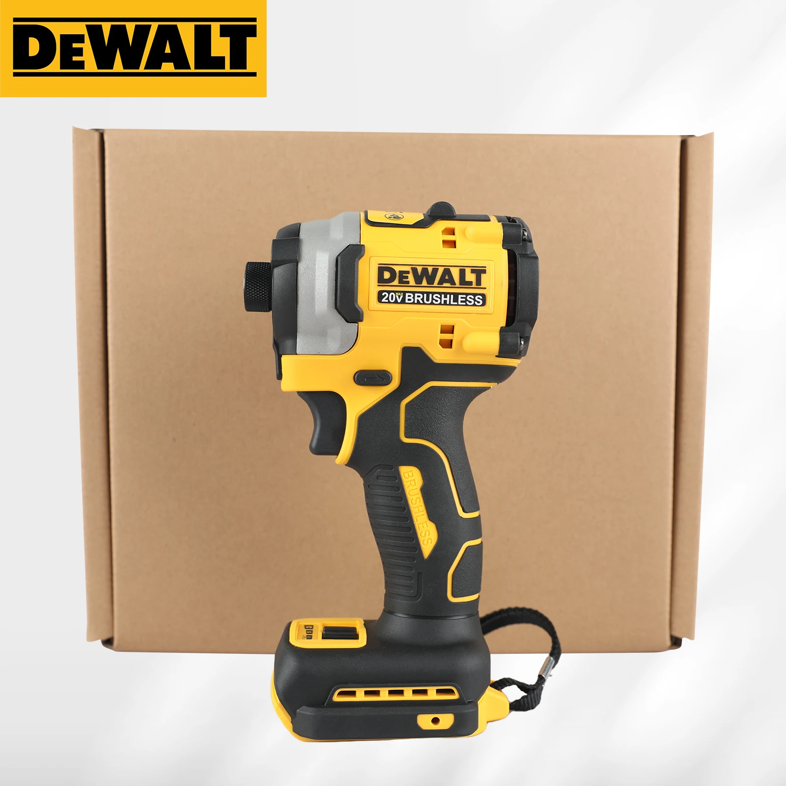 DeWALT DCF850 20V Max Impact Driver,Brushless Motor,Infinitely Variable Speed,Built-in LED Light, Handheld Tool for Construction