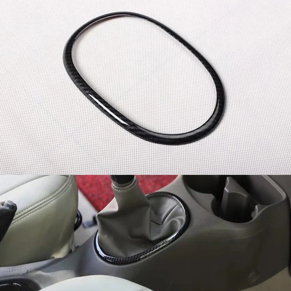 

New ABS Car Styling For Nissan Sunny 2014-2016 Gear Shift Panel Decoration Ring Trim Auto Moldings Accessory