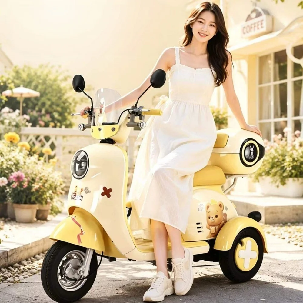 Electric trike three wheel, passenger transport, cargo loading, long endurance battery household freight vehicle