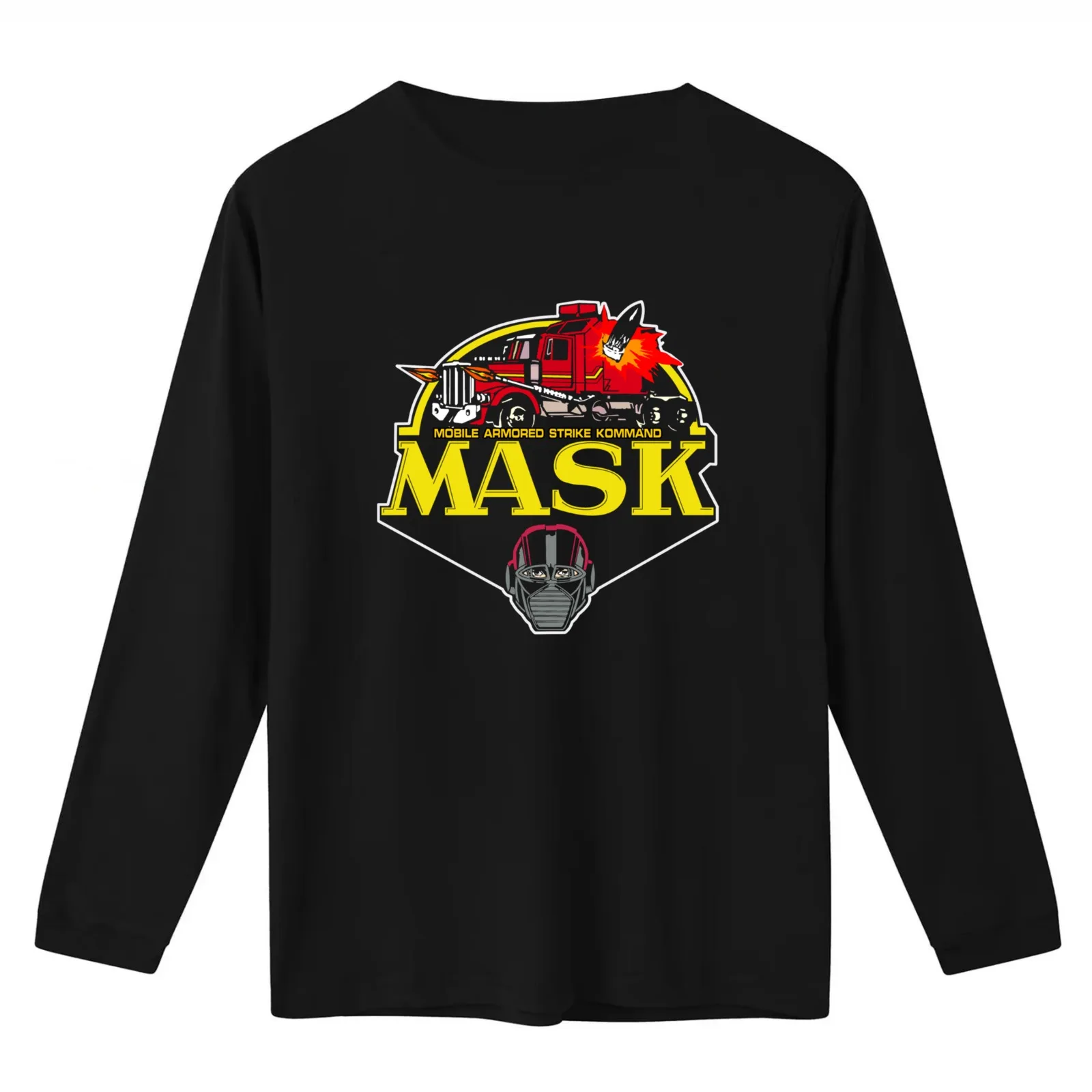 MASK-Mobile T-Shirt Summer Casual Cotton Tee Oversized Streetwear Tops Vintage Graphic Print Loose Fit Short Sleeve