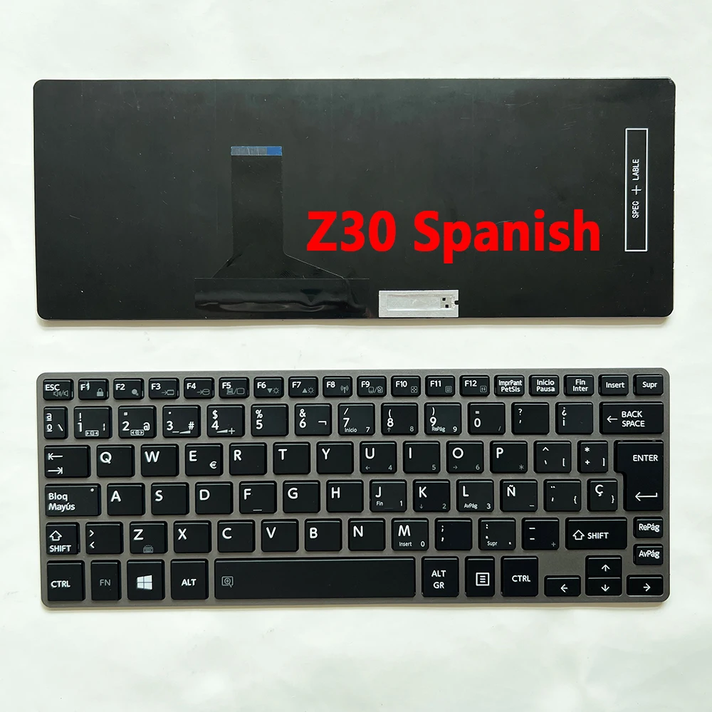 Z30 Spanish French Keyboard For Toshiba Portege Z30-A Z30-B Z30-C Z30T-A Z30T-B Z30T-C Z30-A1310 Z30-B1320 Laptop SP FR