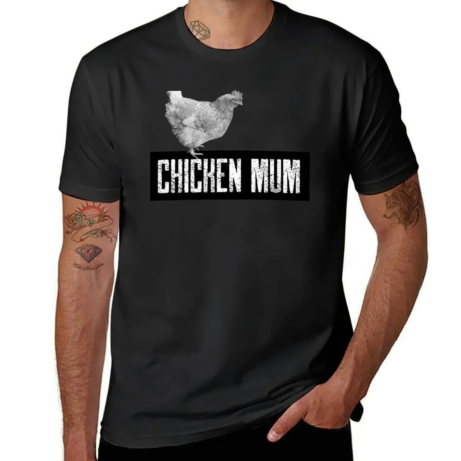 Chicken Mum T-Shirt anime stuff man t shirt mens t shirts