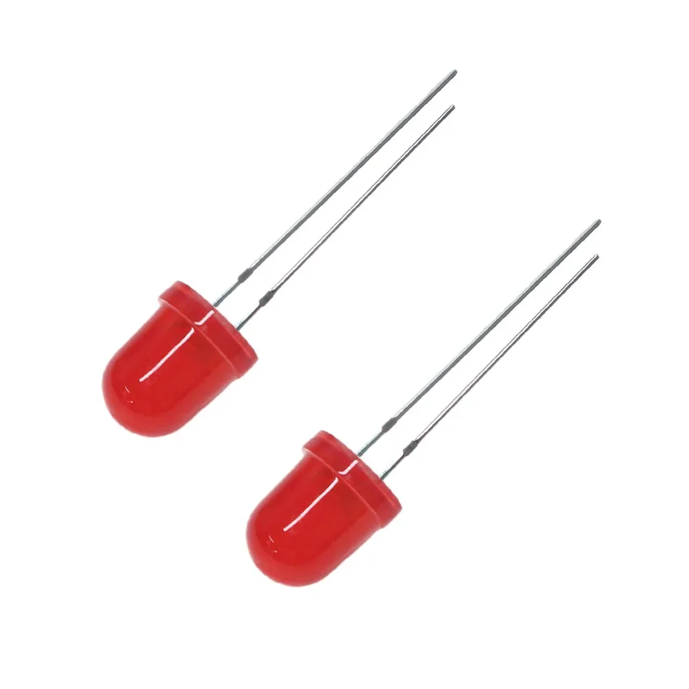 10PCS 8MM LED diodo F8 rosso giallo blu verde bianco LED luci Diod componenti elettronici