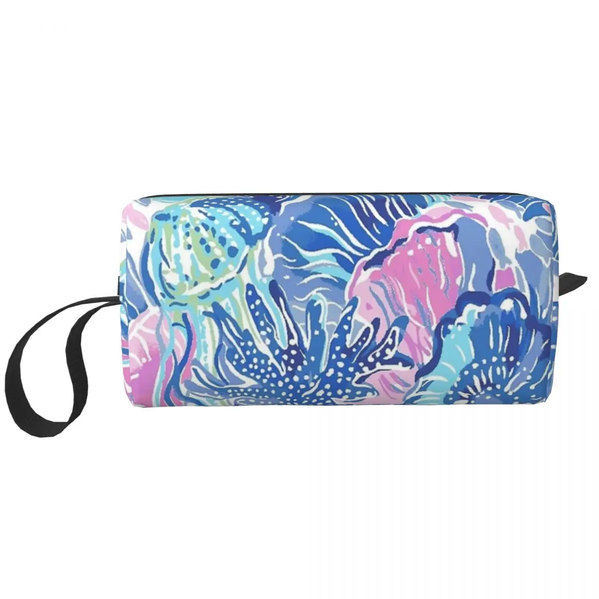 Lily Pulitzer Makeup Bag Cosmetic Organizer Storage Dopp Kit Portable Toiletry Cosmetic Bag for Women Beauty Travel Pencil Case