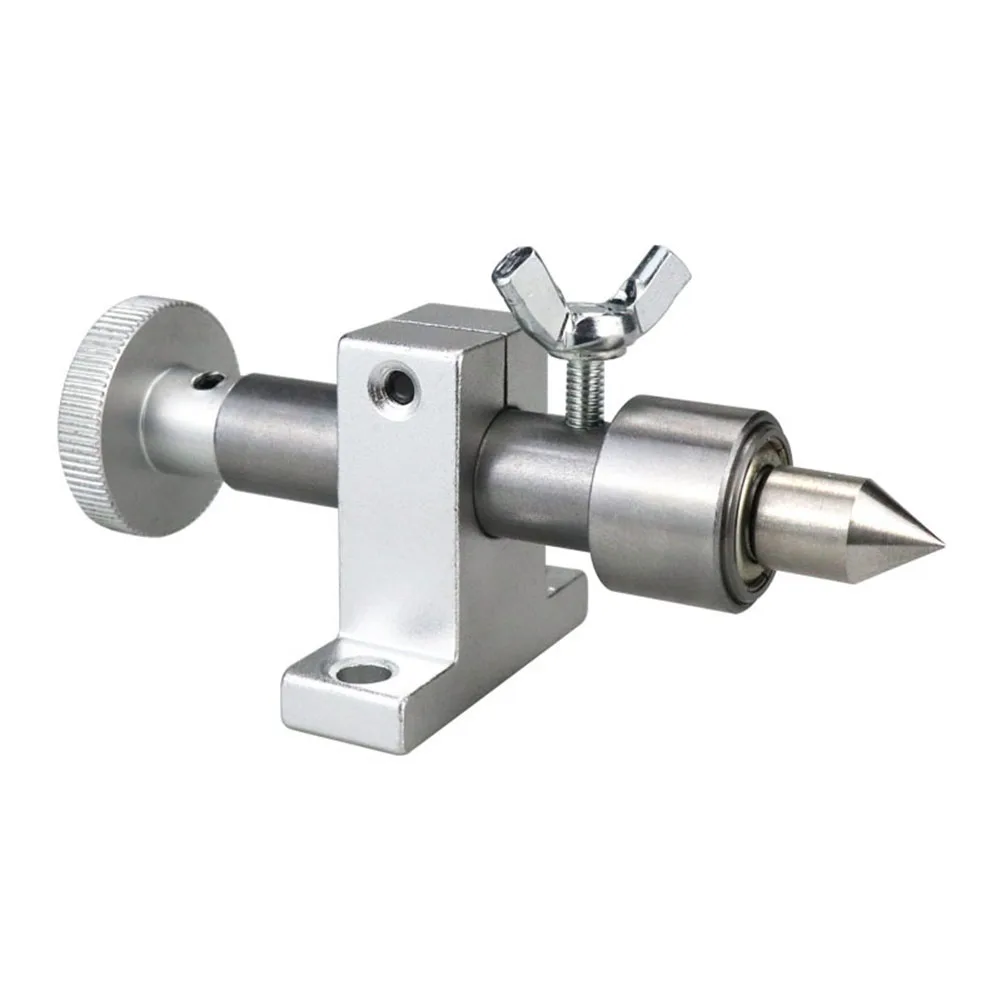 Wood For Lathe Tailstock Chuck with Telescoping Feature for Precise For Bead Drilling and Shaft Part Machining