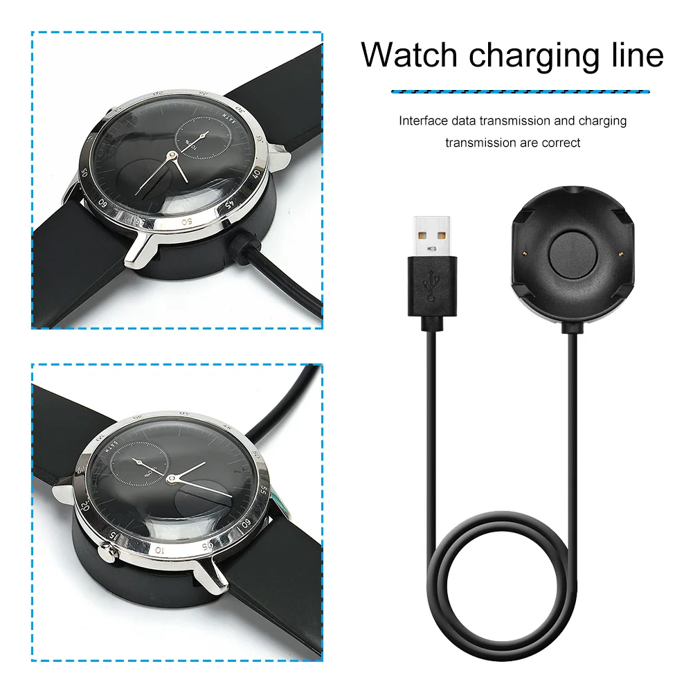 

USB Charging Cable Base for Nokia Steel HR Women's 36mm/Men's 40mm Smart Watch Charger Accessories