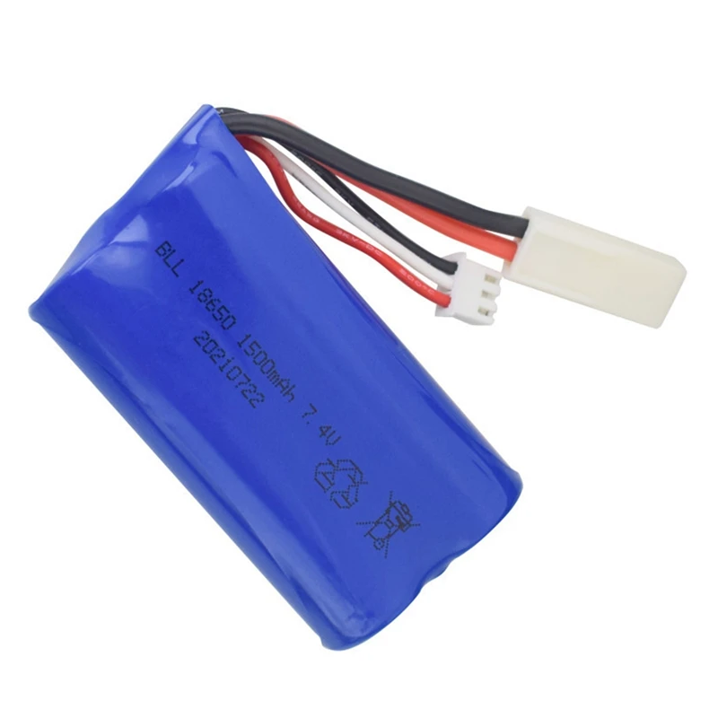 7.4V 1500Mah Lipo Battery For FT009 FX067C HQ955 948 K959 HJ817 816 RC Speed Boat Spare Parts Replace Accessories