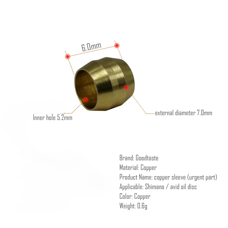 Electric Bike Mountain Road Hydraulic Brake Tubing Accessories Screws Copper Sleeve Oil Needle Custom Tube Parts Silicone Case