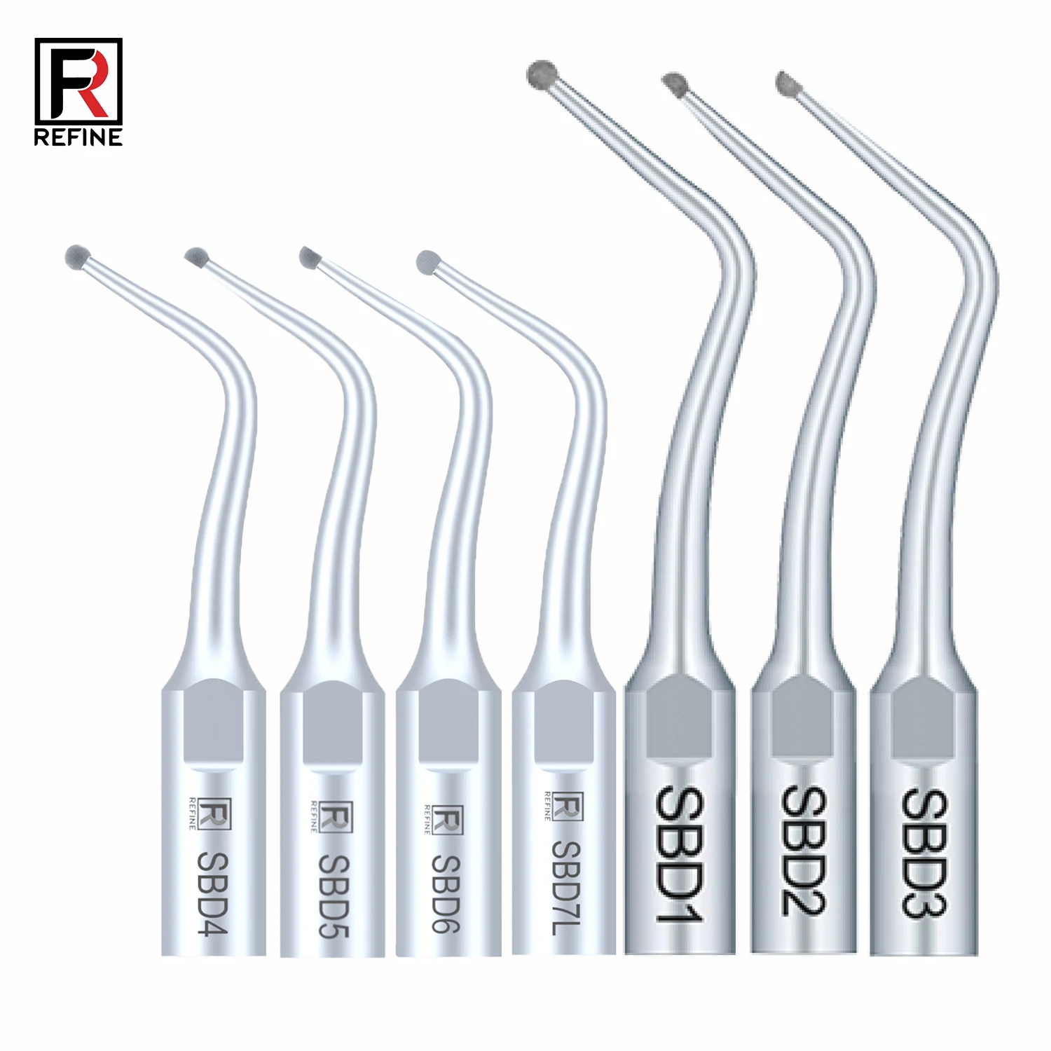 1pc Dental Ultrasonic Scaler Tips Handpiece for REFINE Woodpecker SATELEC Scaler SBD1 SBD2 SBD3 SBD4 SBD5 SBDR SBDL SBD7L SB7R