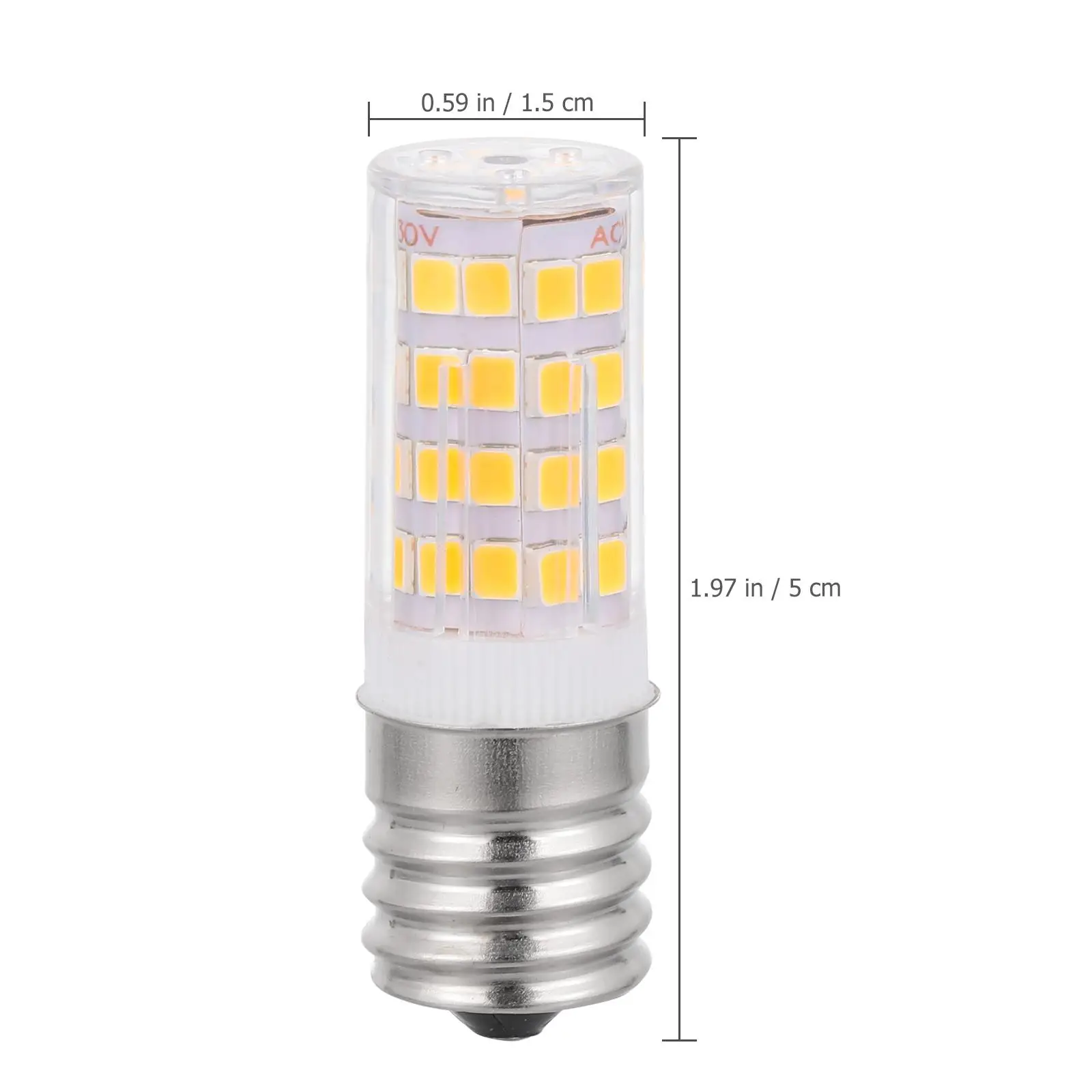 2 szt. Żarówka LED Zmniejsza częstotliwość wymiany lampy Odporna na ciepło E17 Piekarnik Kuchenka mikrofalowa Wysoka temperatura Pieczenia dla