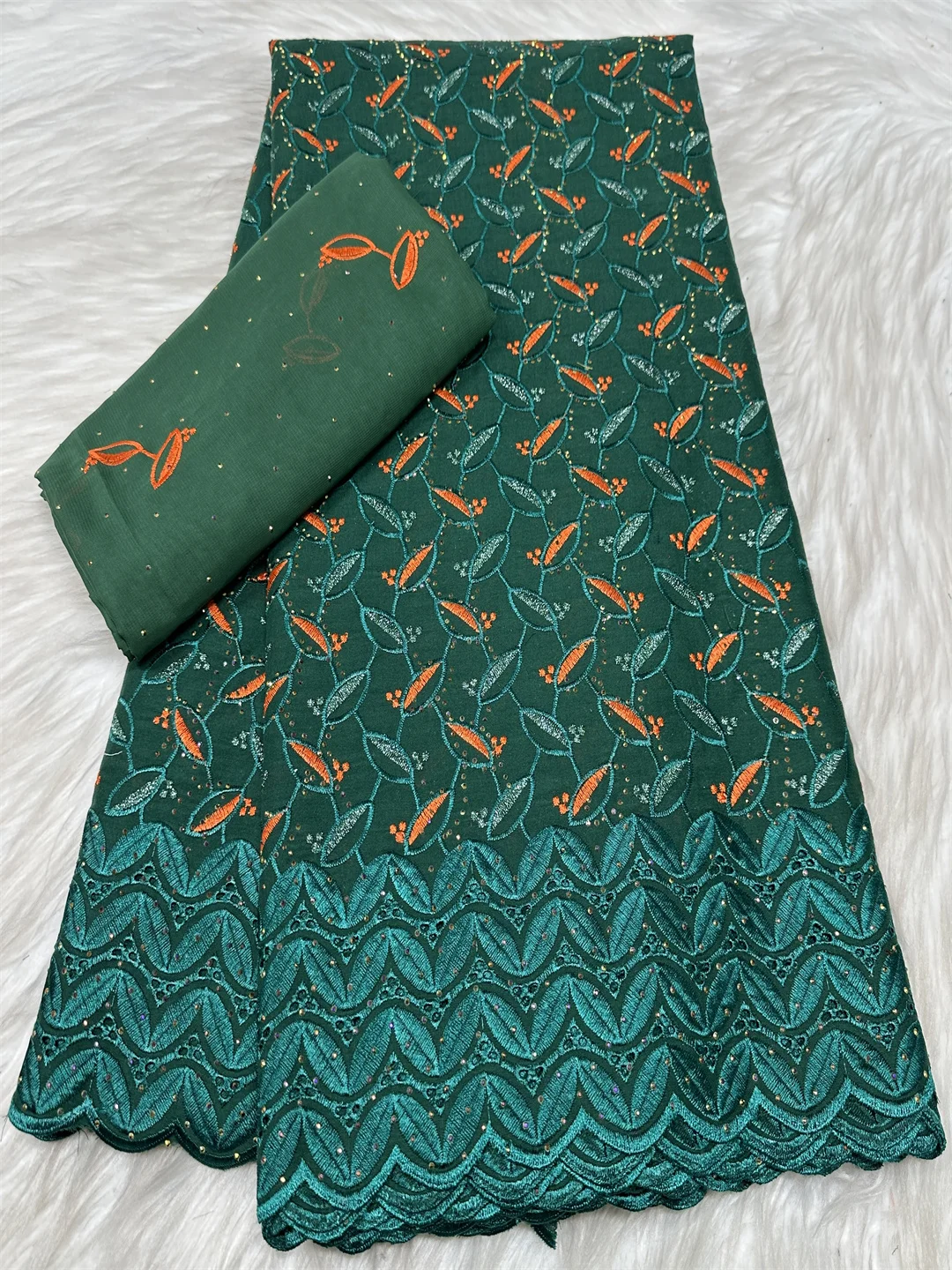 

2025 African Nigerian France 5+2yards Swiss Tulle Lace Fabric With Stones High End for Bride Wedding Cotton Party Sew Dresses