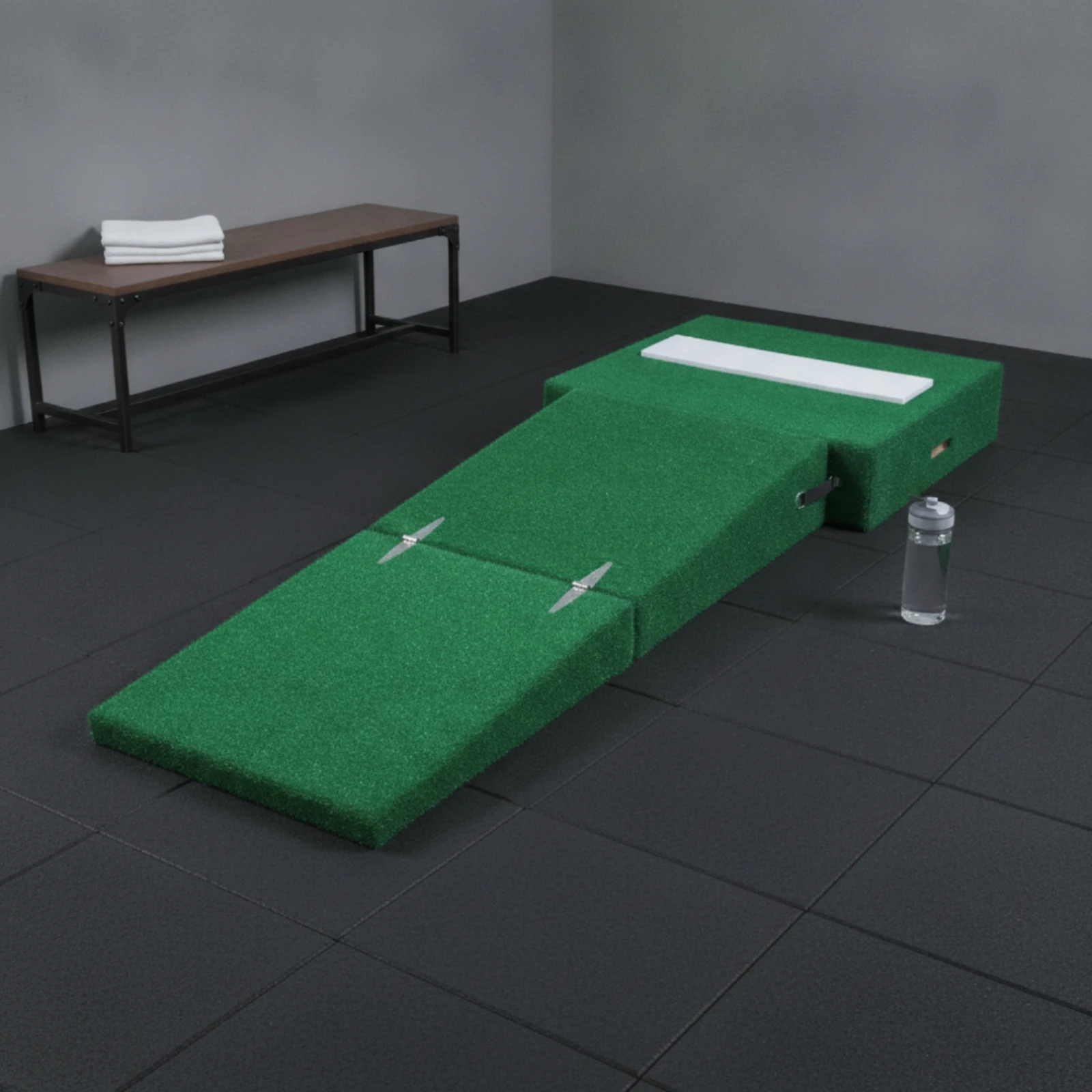 Baseball Pitching Pad Long-Lasting Pitching Mound Training Pad Realistic Lightweight for, Home, Gym
