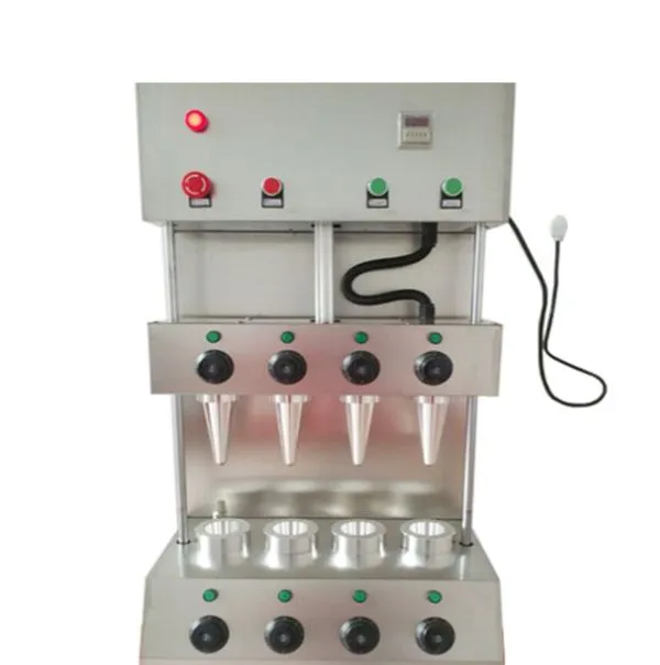 High quality sourdough automatic umbrella pizza cone machine vending machine with 2 heads and rotary oven