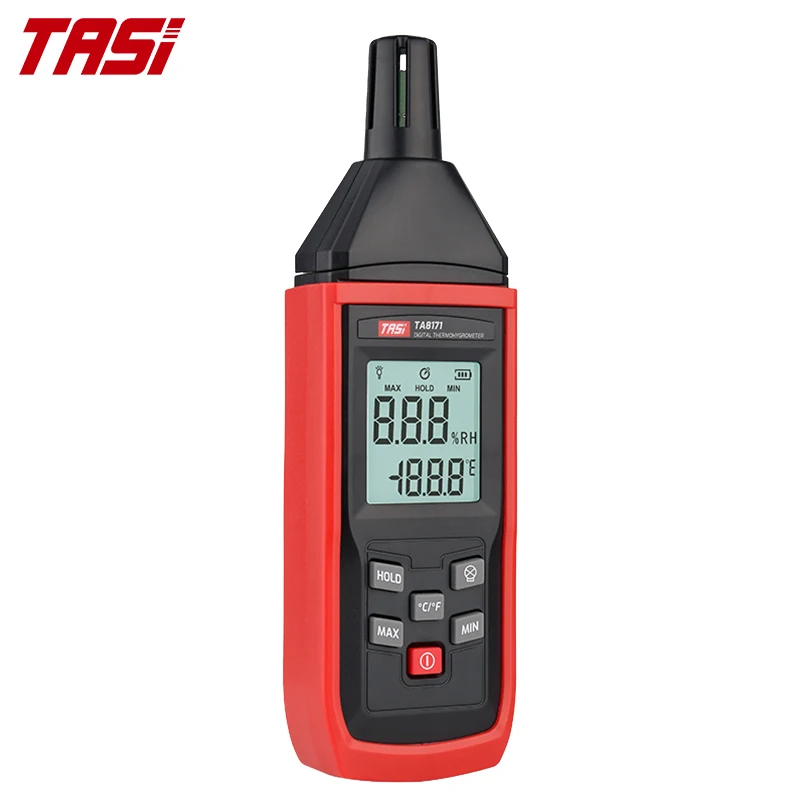 

TASI TA8171 Digital Temperature Humidity Meter Thermometer Accurate Measurement Hygrothermograph Handle Type Hygrometer