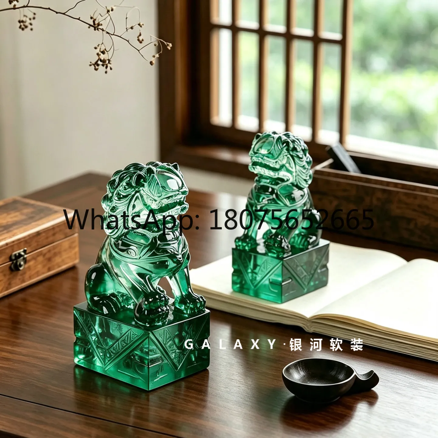 New chinoiserie art lion ornament living room entrance desktop decoration ornament
