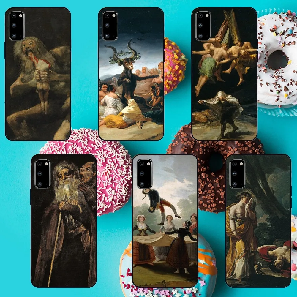 Spain Francisco Goya Art Phone Case For Samsung Galaxy S22 S24 S23 S30 Note 20 10 Plus LITE FE ULTRA Shell