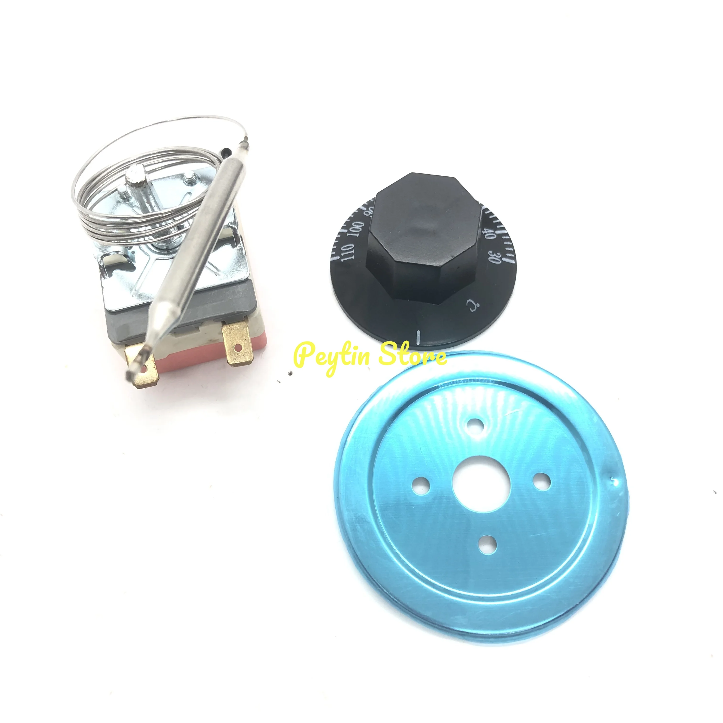 1Pc 30-85C 30-110C 50-300C 2Pin or 3Pin Temperature Control Switch Adjustable Liquid Expansion Temperature Controller