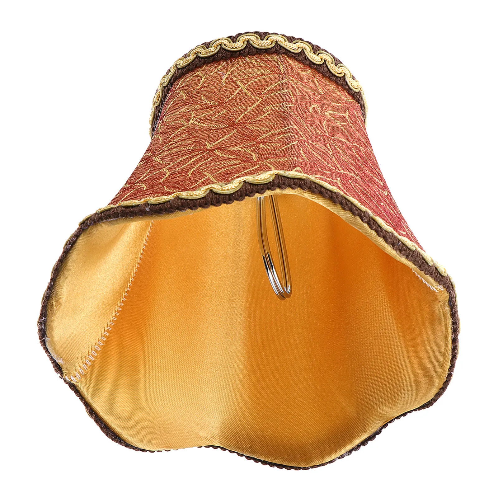

1Pcs Lamp Shade Chandelier Cloth Simple Lamp Cover Apricot Decorative Warm Bedroom Lighting Cloth Chandelier Cover