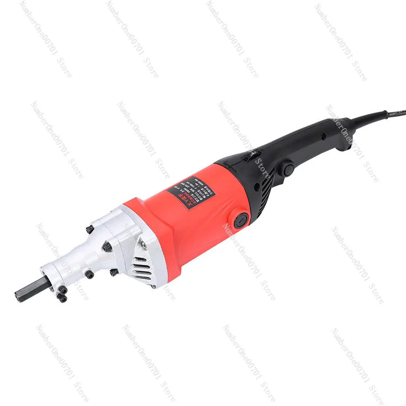 All Copper Motor 9800W Electric Rust Remover - 9-Tooth Concrete Mixer & Weed Cutter Attachment