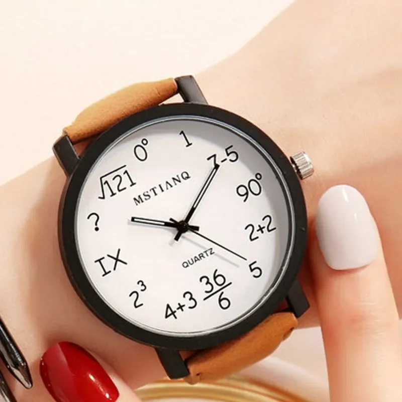 Korean Female Student Simple Large Dial Personality Trend Couple Watch Female Fashion Harajuku Style Quartz Watch Male Watch