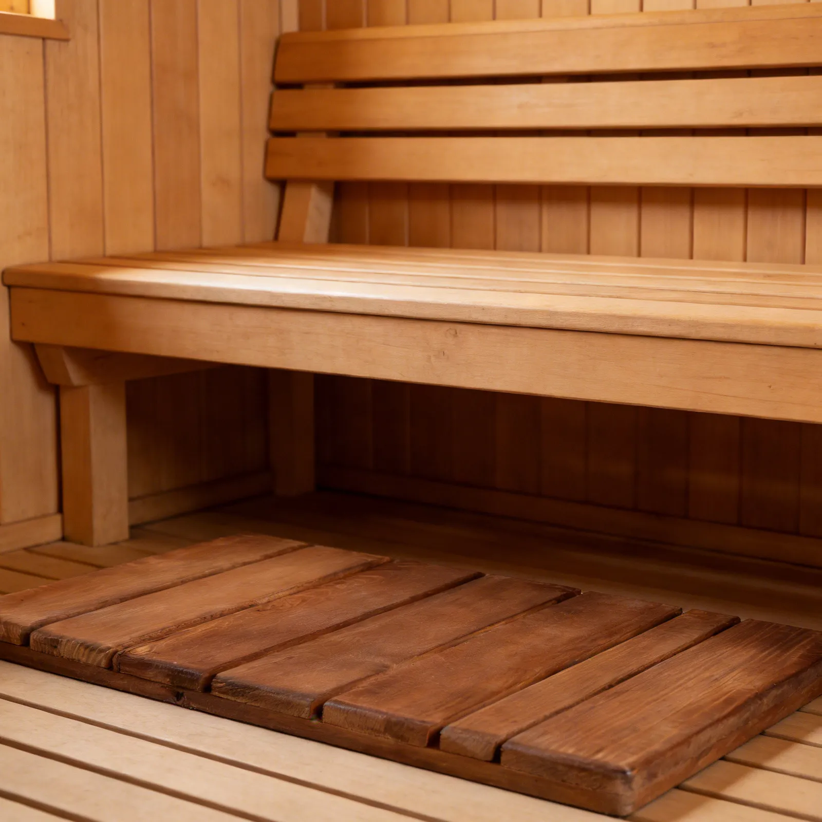

Teak Wooden Bath Mat Non Slip Shower Floor Mat for Bathtub Spa Sauna Pool Indoor Outdoor Use 20 Inch Light Brown Quick Dry