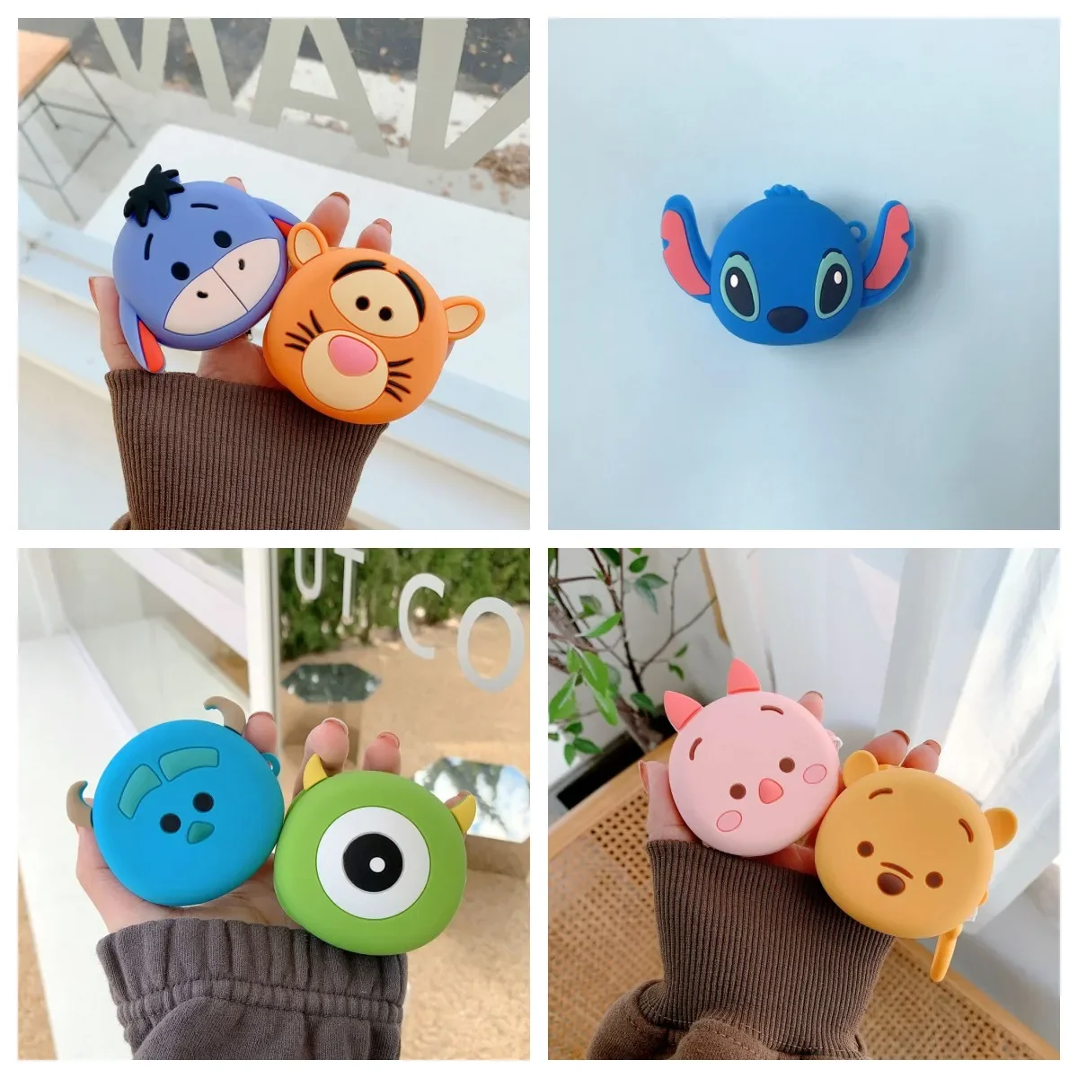 ثلاثية الأبعاد لطيف سماعة الحال بالنسبة لسامسونج غالاكسي براعم لايف/براعم برو/براعم 2 / Buds2 برو حافظة الكرتون سماعة غطاء اكسسوارات