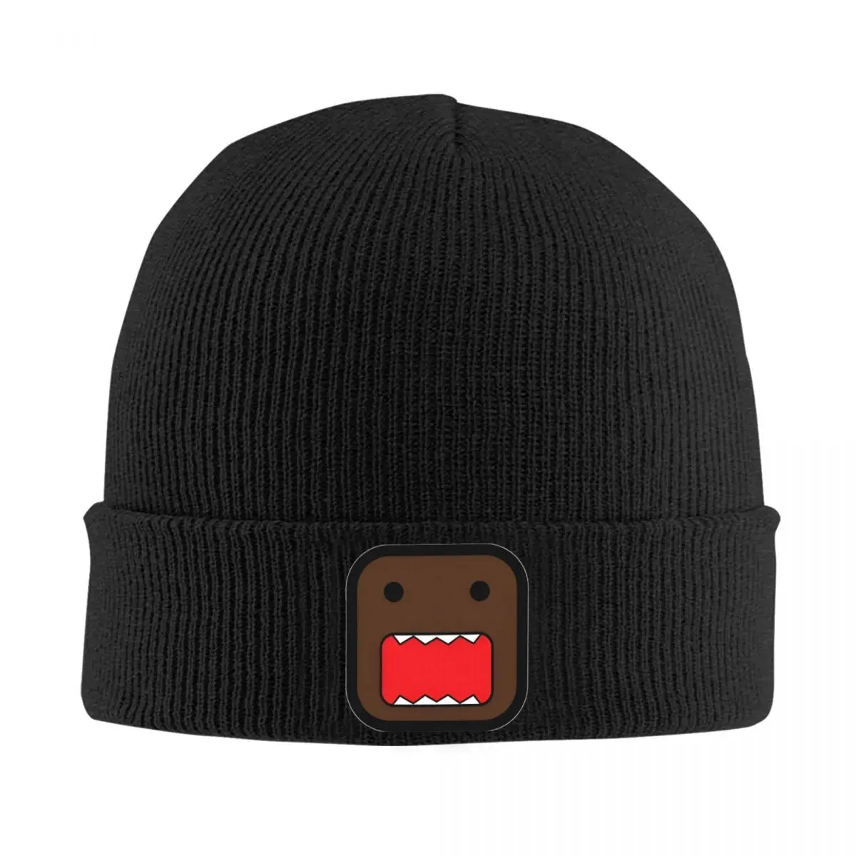 Domo usta kości głowa czapki z daszkiem czapki typu beanie drukowane Skullies czapki jesienno-zimowa Y2K fajne mężczyźni kobiety siłownia ciepła czapka