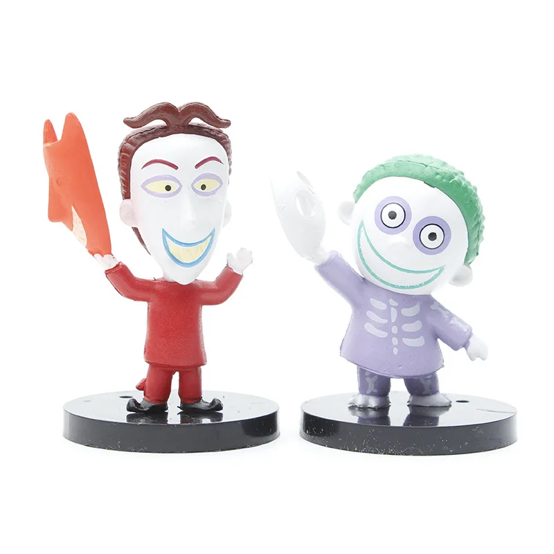 Figuras de acción de pesadilla, Sally Jack, Skellington, modelo de PVC de Navidad, estatuilla de vinilo, regalo de Halloween, juguetes, 10 piezas