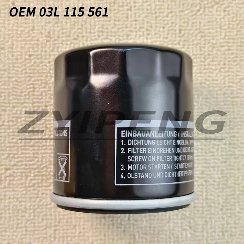 Fotografia 7: Filtro de Óleo OEM 03L115561 para VW Campmob 2010-2019 Multivan 2.0TDI 2012-2019 03L 115 561