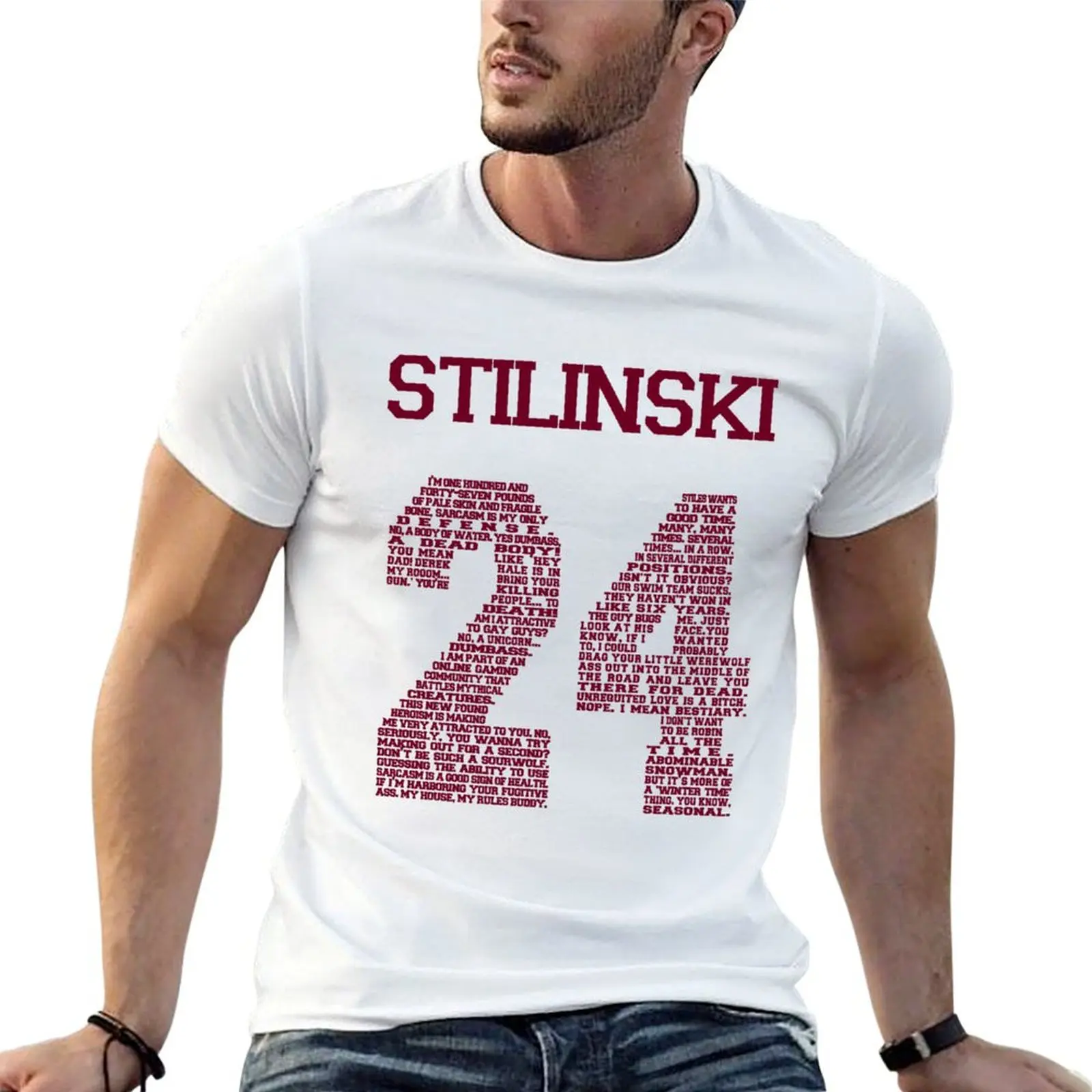Stiles Quote Jersey V2.0 T-Shirt Comfortable Workout Short Sleeve Shirt