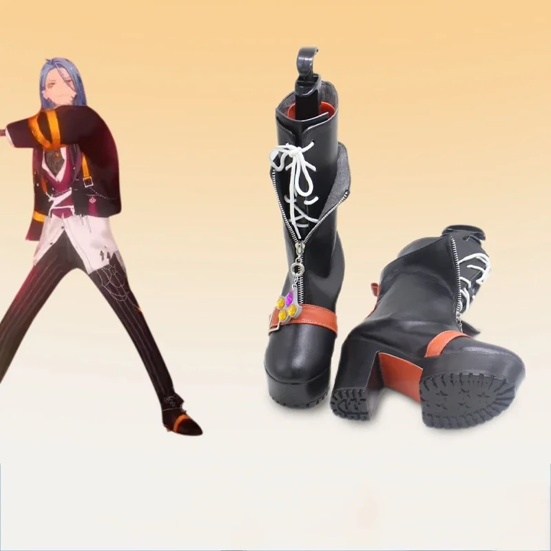 Game Ensemble Stars Helter-Spider CrazyB Oukawa Kohaku Amagi Rinne HIMERU Shiina Niki Cosplay Shoes Halloween Boots Custom Made