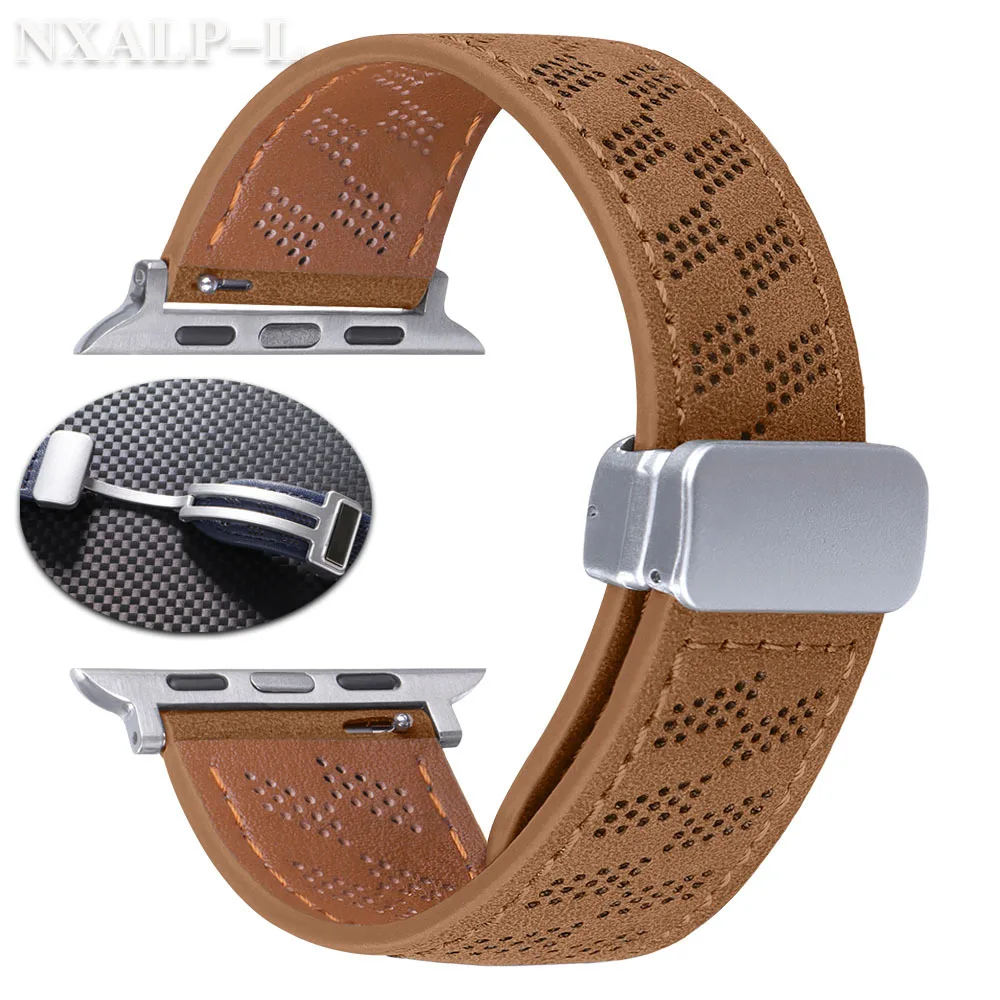 تنفس جلد البقر حزام ل سوار ساعة يد آبل Ultra2 49 مللي متر 44 مللي متر 45 مللي متر الإفراج السريع سوار ل Iwatch 8 9 7 6 5 40 مللي متر 41 مللي متر 38 مللي متر