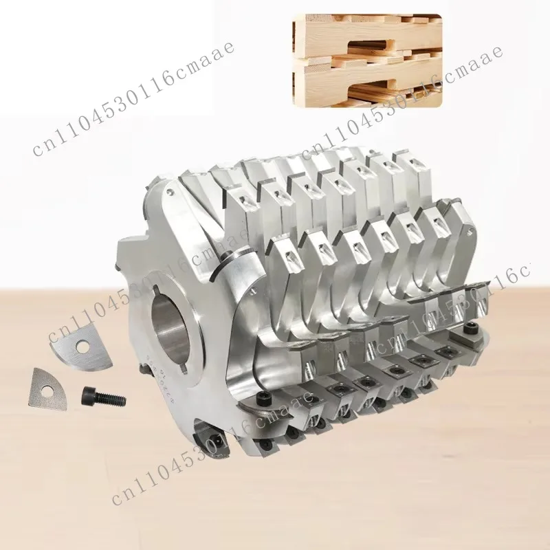 Woodworking heavy beam groove processing machine cutter head for wooden truss pallets