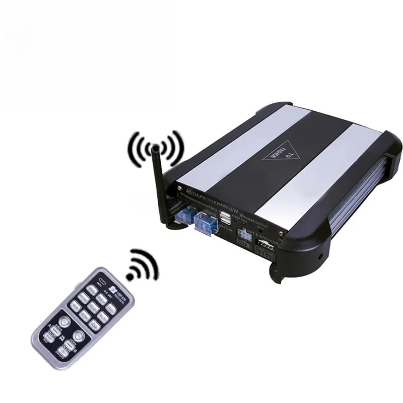 T9 400W MP3 Super Thinnest Horn Loaded Speaker Long Distance With Wireless Controller Reflex Alarm Siren For Car